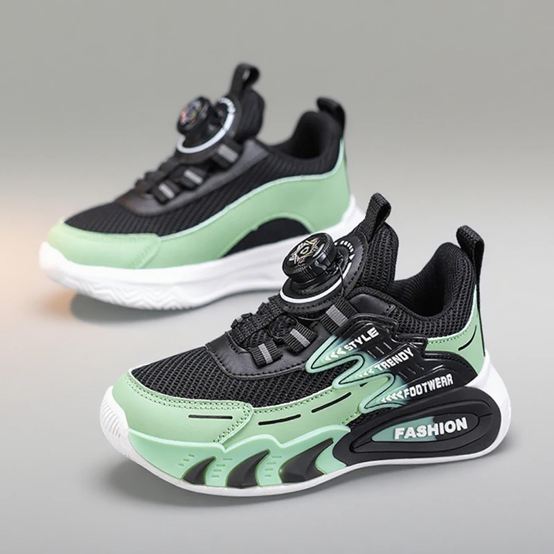 Leichte, atmungsaktive Kinder-Freizeitschuhe für Jungen im Alter von 5–16 Jahren, Sport, Laufen, rutschfest, bequem, flach, für den Außenbereich – Detail 7