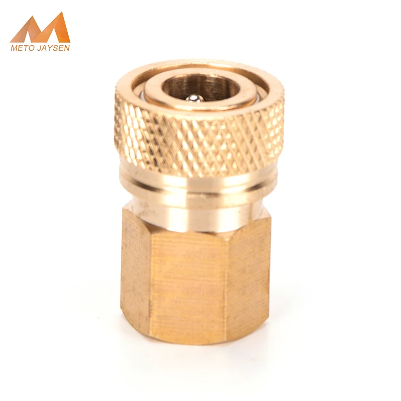 

M10x1 Thread Female Quick Disconnect 8mm Coupler Sockets Copper Fittings 1pcs