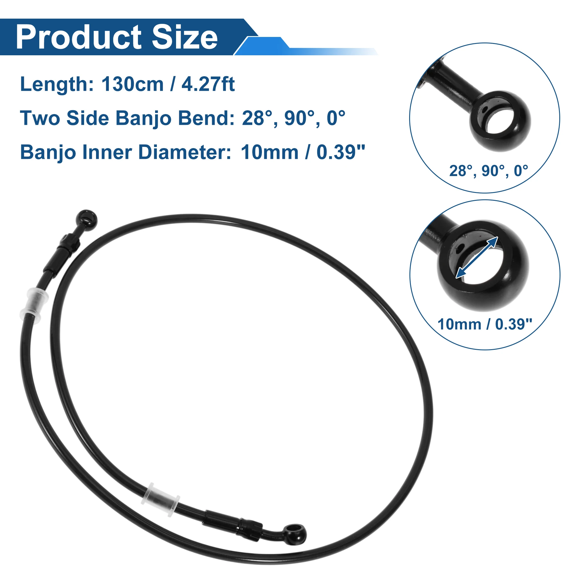 UXCELL 130cm Motorcycle Brake - Braided Line review and price