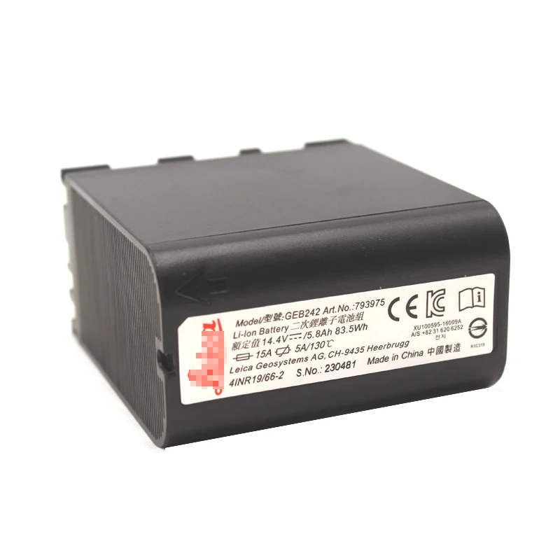 

1Pcs LEI CA High Quality GEB241 GEB242 lithium battery for TS30 and TM30 Total Stations