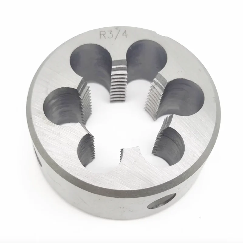 1PCS Non-Adjustable Left/Right Pipe Screw Threading Round Die G/R/ZG/NPT/Z/NPS 1/16 1/8 1/4 1/2 5/8 3/4 7/8 1'' 1-1I4" 1-1I2" 2"