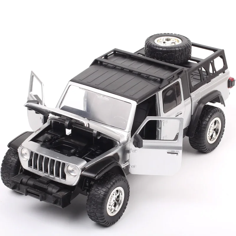 Car Only 1/24 Scale Jada 2020 Jeep Gladiator Dealer Truck Diecast & Vehicles Metal Pickup Car Model Toy Miniatures