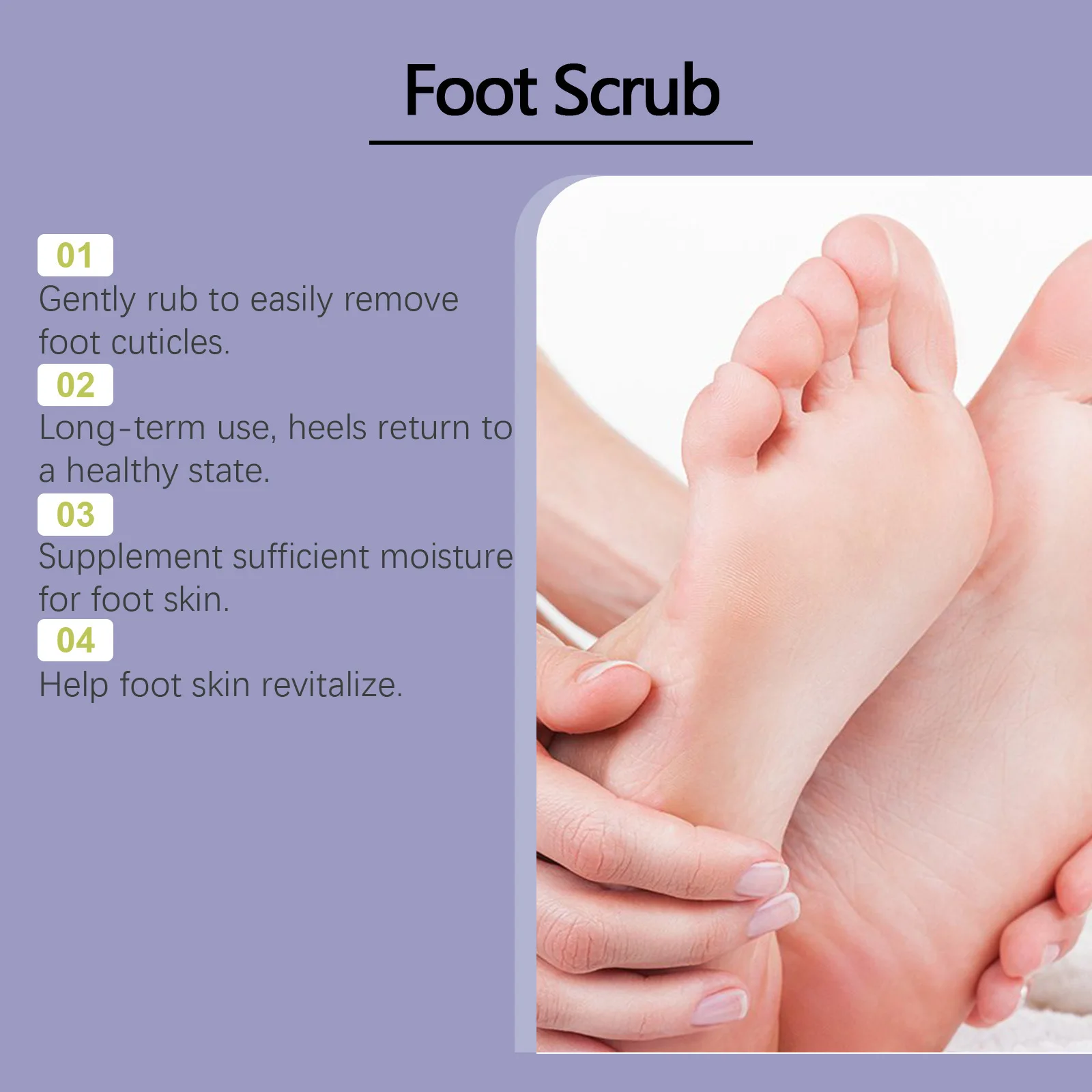 

WIYUN Bamboo Charcoal Sea Salt Foot Scrub Exfoliate Improving Roughness Repair Cracks Smoothing Skin Foot Nourishing Scrub Cream