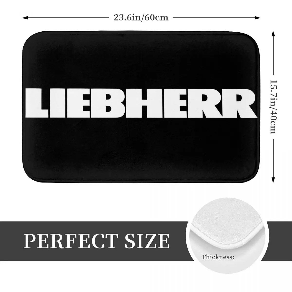 Best Seller Liebherr Merchandise Floor Mat Rug Home Anime Beach Mat Welcome Mats Home Essentials Customizable