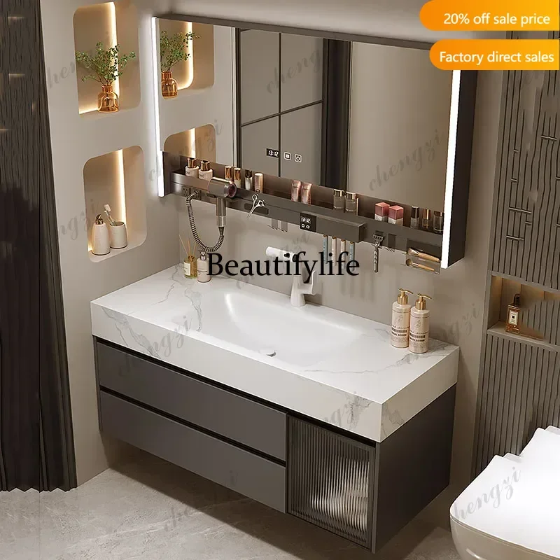 S178 Luxury Paper Bathroom Cabinet Drawers Modern Partitions Display Toilet Storage Cupboard Organizer Archivadores