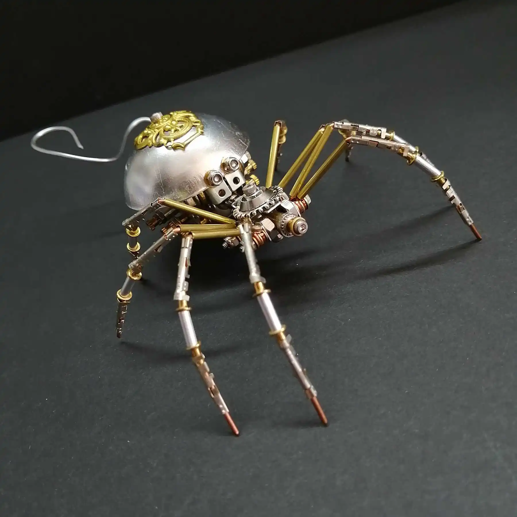 Araignée en métal Cyberpunk mécanique, kit de modèle d'assemblage d'animaux, puzzles 3D, jouets faits à la main pour adultes, cadeaux pour enfants, bricolage