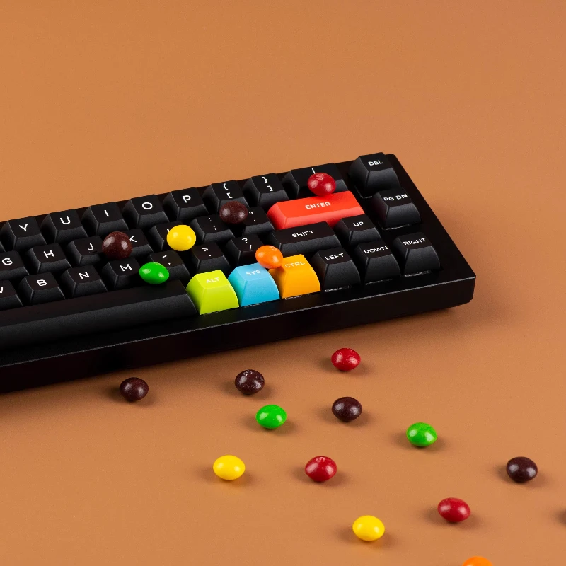 KAT-WOB-CANDY-TEXT&HHKB Keycaps Cust Two-color Injection Molding