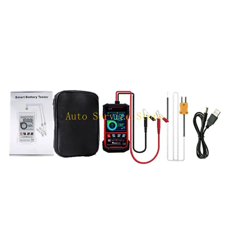 462A Battery Testing Device Car Battery Tester 100-1999 CCA 3AH-250AH Auto Alternator Tester Charging Cranking System Tester