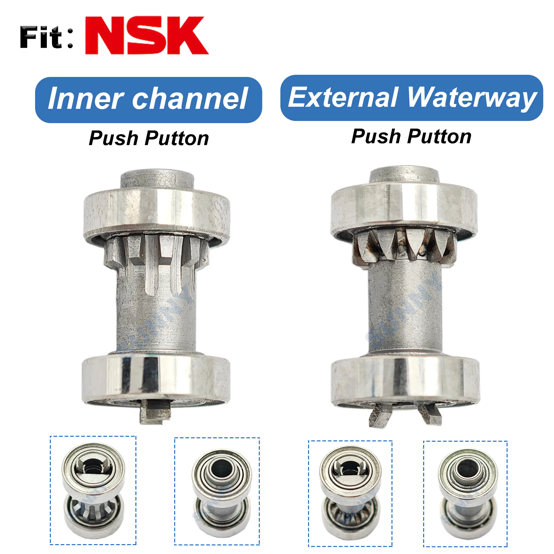 

Fit NSK Inner / External Waterway Low Speed Contra Angle Handpiece Rotor Dentistry Accessories