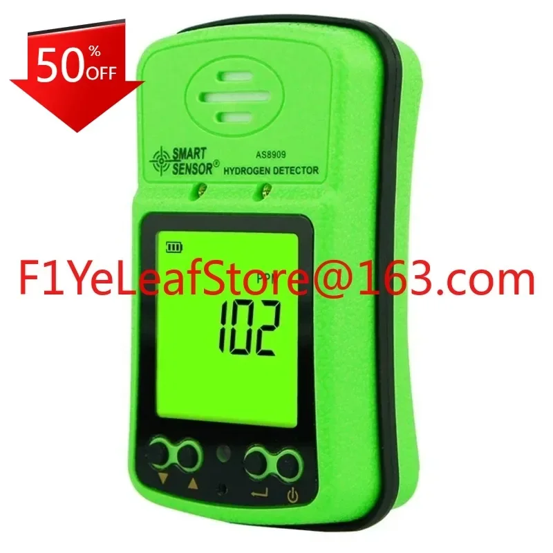 AS8909 Hydrogen Gas Detector Industrial Explosion-Proof Portable H2 Concentration Tester Alarm Smart Sensor