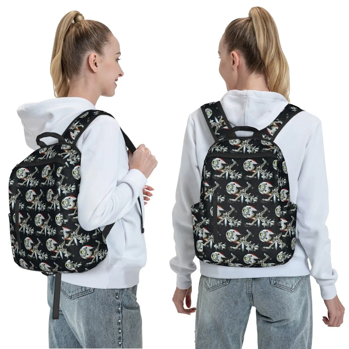 Comet Crew Accessories Captain Future Backpack Daypack Large Capacity Boys Girls BookBag School Bag Shoulder Bags for Men Women