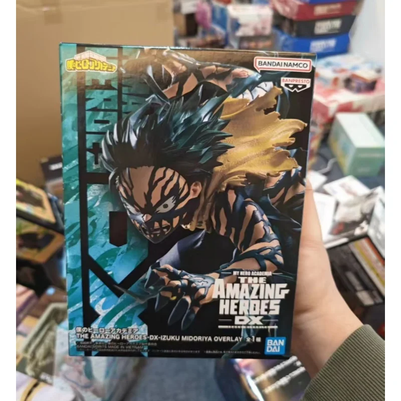 

В наличии оригинальная модель Bandai Banpresto My Hero Academy Izuku Midoriya, игрушки, экшн-фигурка, статуя гаража, коллекционные украшения