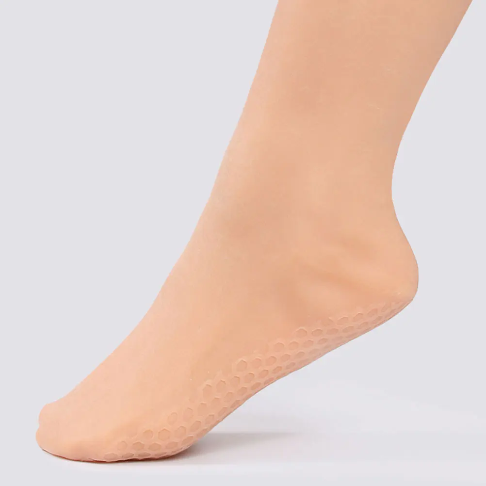 

1 пара увлажняющих носков из силикагеля, размер L (40-44), с сотовой структурой, амортизирующие, мягкие и комфортные носки для сухой кожи