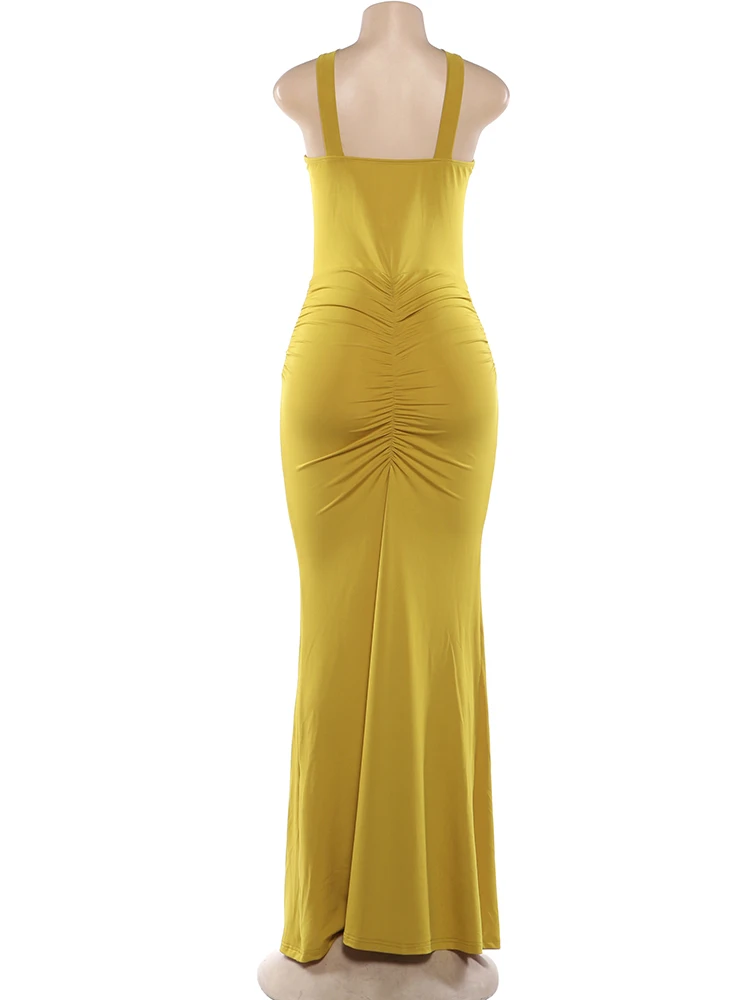 

Sisterlind Halter Fashion Bodysuit Women Sexy Classic Deep V-Neck Sleeveless Simple Daily Stretch Skinny Chic Workout Streetwear