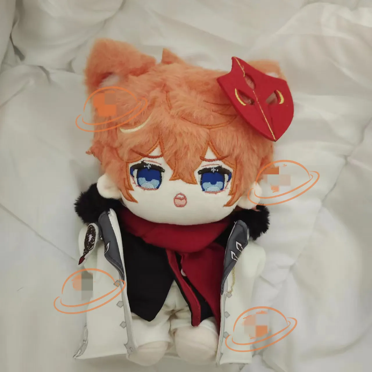 New Game Genshin Impact Childe Tartaglia 20cm Plush Doll Change Clothes Outfit Toy Cosplay Fan Gift C XM