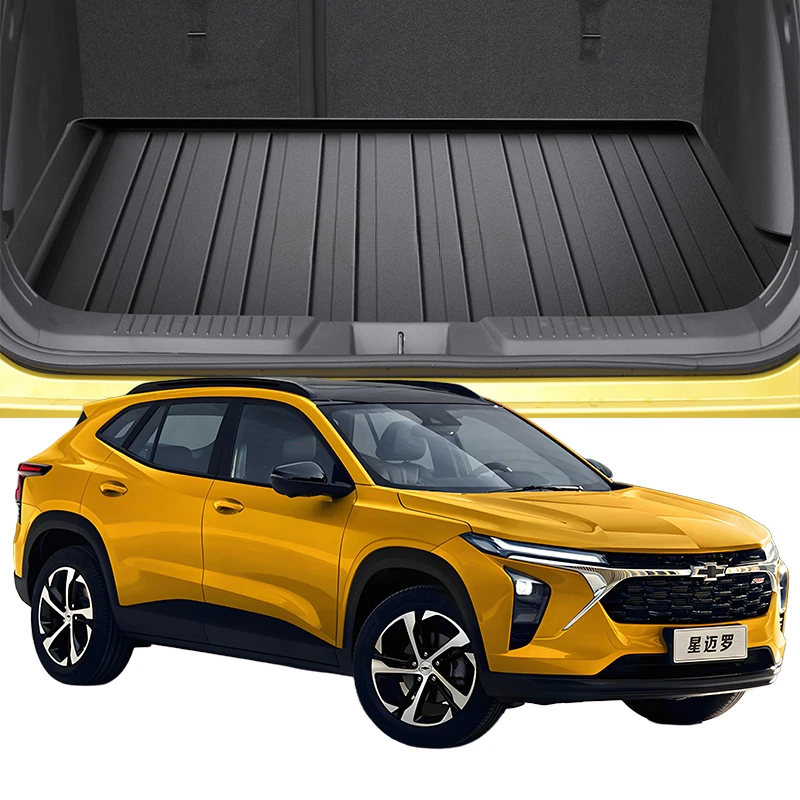 Upgrade TPE Car Rear Trunk Mats Storage Pads Cargo Tray Dustproof Waterproof Protecion Cushion For Chevrolet Seeker 2022-2024