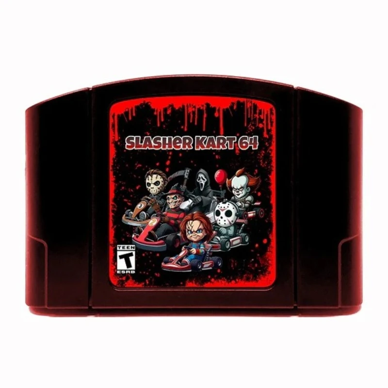 Slasher Kart N64 Game Cassette 64-Bit US Version English Language Compatible with Nintendo 64 Collectible Toy Gift Item