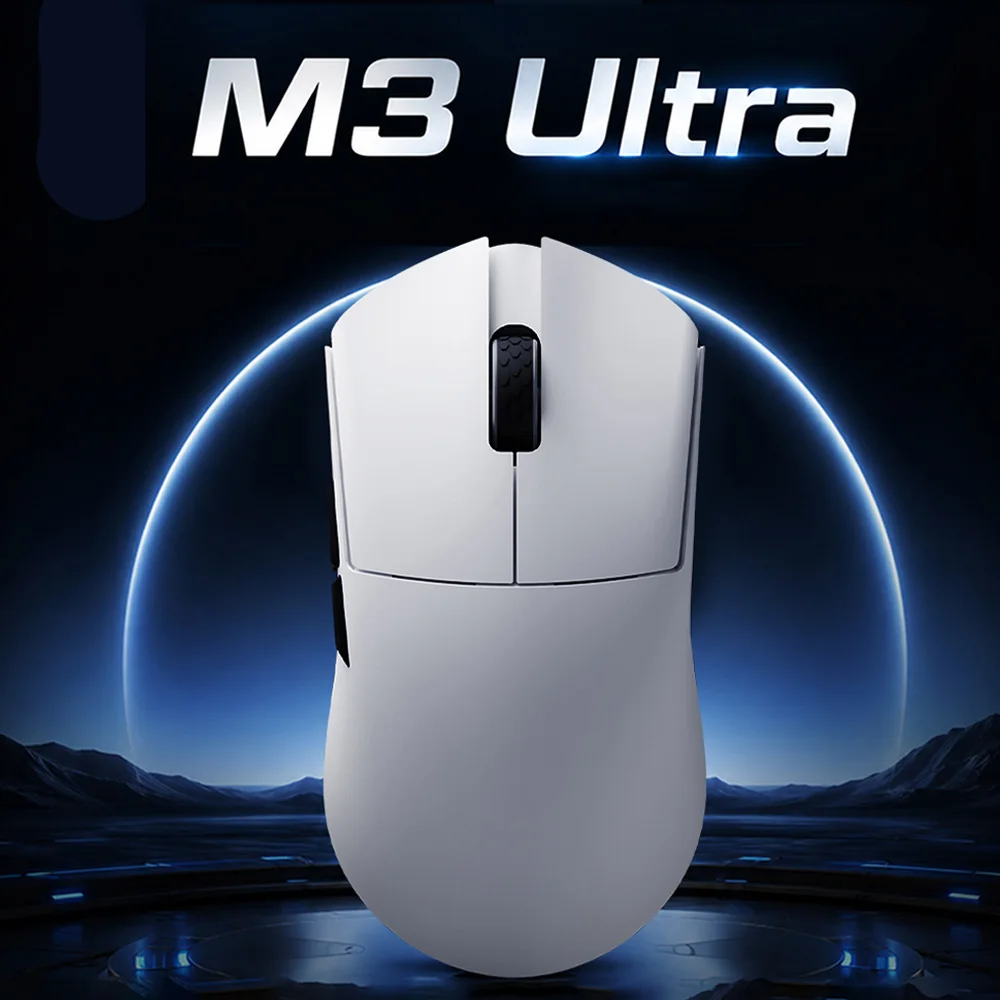 Darmoshark M3 Ultra Wireless Gaming Mouse PAW3950 30K Dual 8K Lightweight 2.4GHz BT/Wired Tri-Mode Game Esports Office Mouse