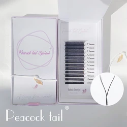 New 0.07 YY shape volume lashes y eyelash Hand Woven Premium soft eyelash extension goddess