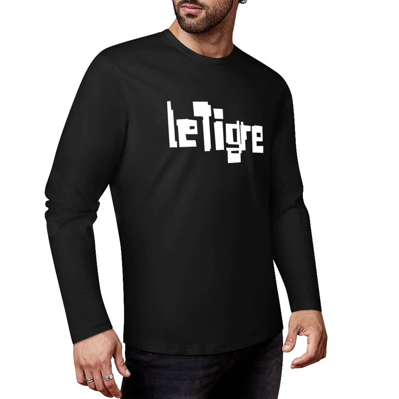 le tigre Long T-Shirt blank t shirts heavyweight t shirts black t shirt mens cotton shirts