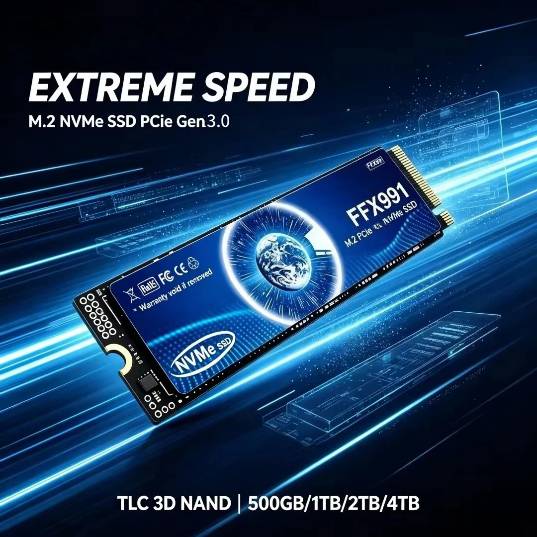 NVMe FFX991 SSD M.2  Internal Solid State Drive High Speed PCIe 3.0 Gaming Drive Works for  Laptop PC Hard Disk