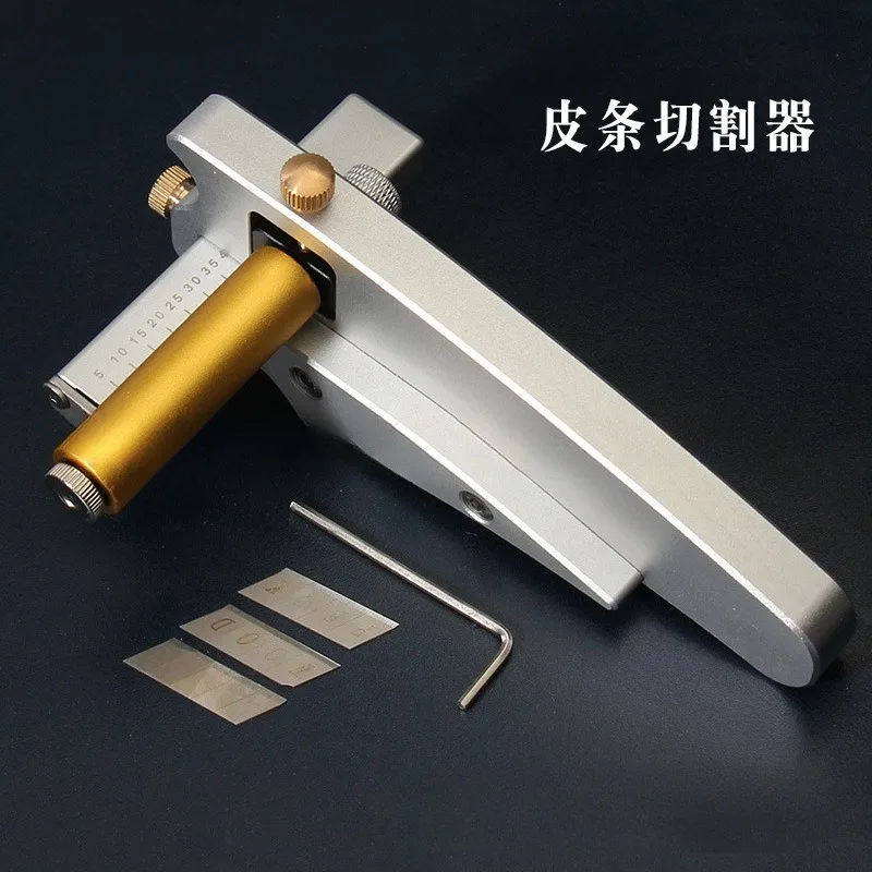 DIY belt cutter leather wire cutter leather goods making tool thickness adjustment cutter 4