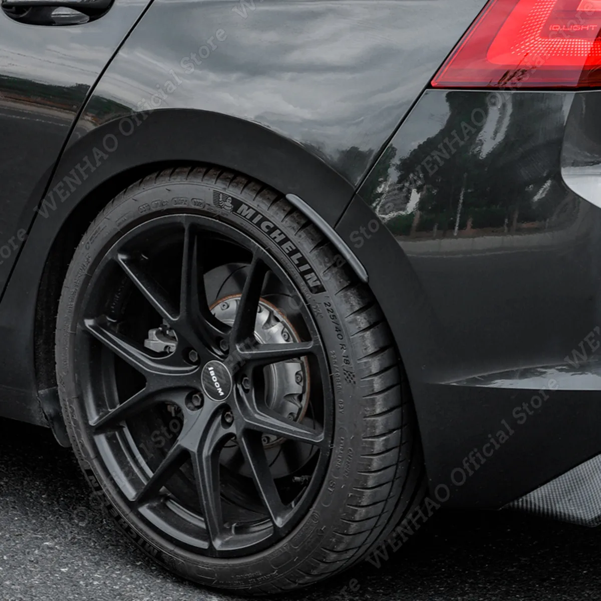 4pcs GTI Glubsport Style Bumper Fender Flare Mud Flap Splash Guards for VW Golf 8 MK8 Accessories 2020 2021 2022 2023 2024 2025