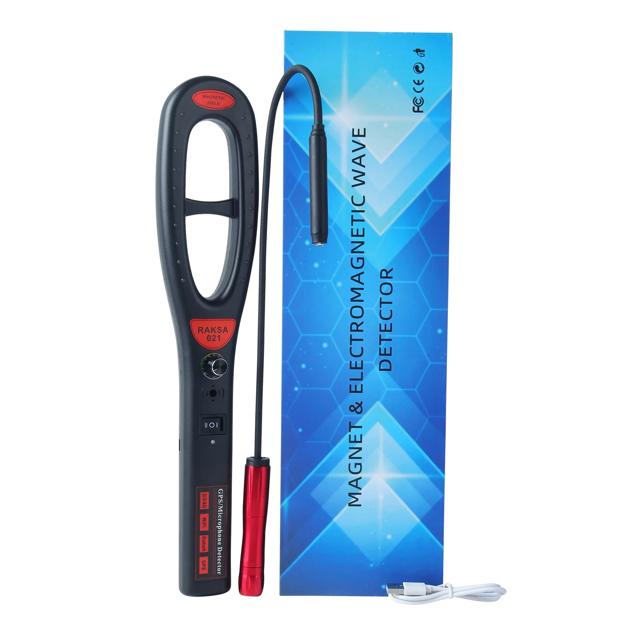 Sensor de campo magnético, detector de señal inalámbrico, rastreador GPS, detección de micrófono, dispositivos espía, rastreador gps, escáner para coche