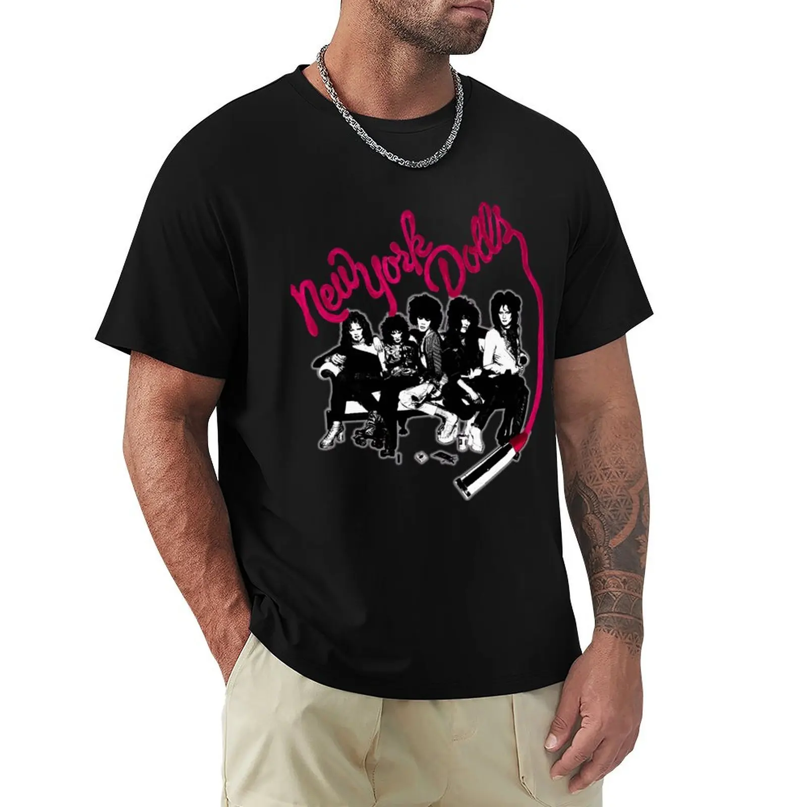 

New York Dolls- Limited Edition | Perfect Gift T-Shirt Basic Solid Tee for Daily Use