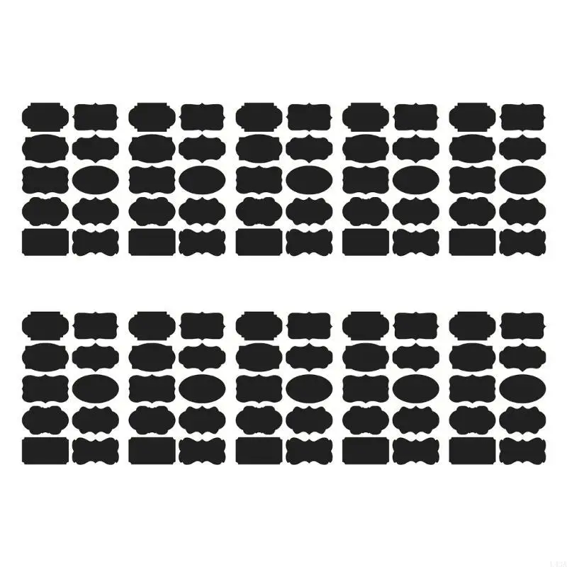 L43A Reusable Chalkboard Blackboard Sticker Suitable for Neat TidysOrganization Pantrys Spices Jars Kitchen Canisters Bottles