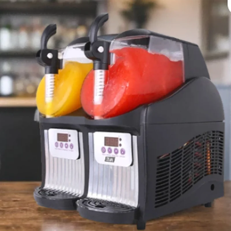 Household Slush Machine 220 V Easy to Operate Portable Mobile Use   Small Slush Machine