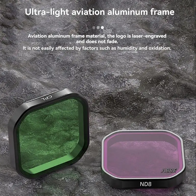 Len Filters For Insta360 Ace Pro 2 Camera CPL ND8/16/32/64 Neutral Density Lens Set Quick Release Photography Accessoise