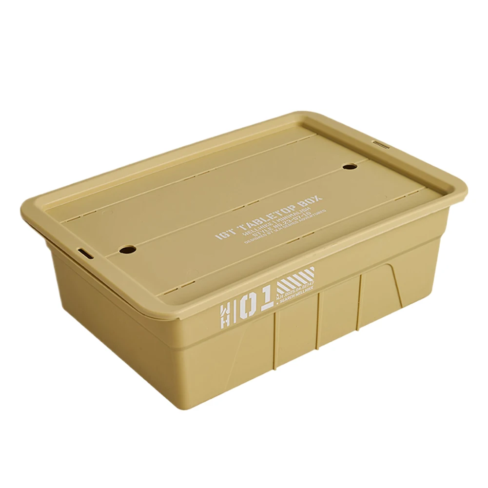 IGT One Unit Tea Tray Multifunctional Table Panel Storage Basket Large Capacity Camping Storage Tea Tray IGT Table Accessories