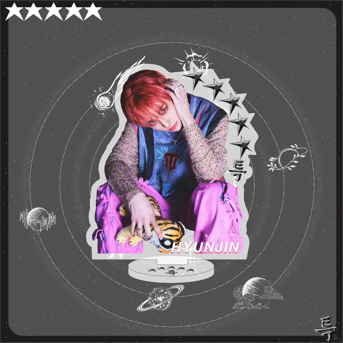 Stray Kids – nouvelle spécialité de 23 ans (5-STARskzoo), nouvelle Plaque acrylique Double face, ornement de bureau