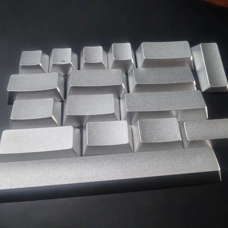 Blank Metal Keycap Aluminum Cnc Alloy Keycaps Custom Cherry Profile R1 R2 R3 R4 Keyboard Cap for Mechanical Keyboard Accessories