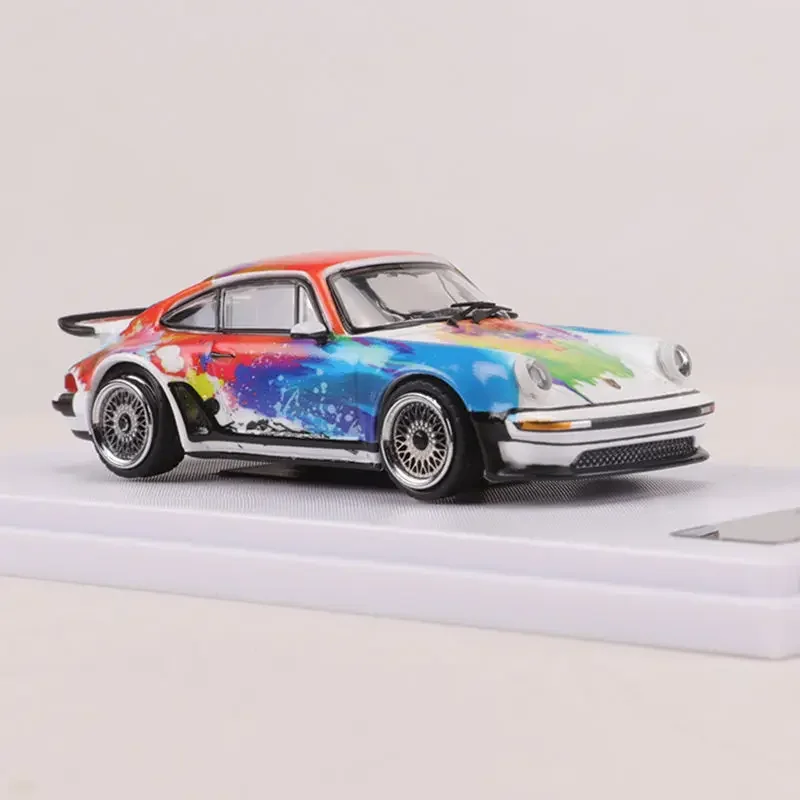 TIME MICRO 1:64 CAR 911 Carrera Carrera Art Painting Simulation Alloy Car Models&Alloy Car Model Limited Edition Toy Collection