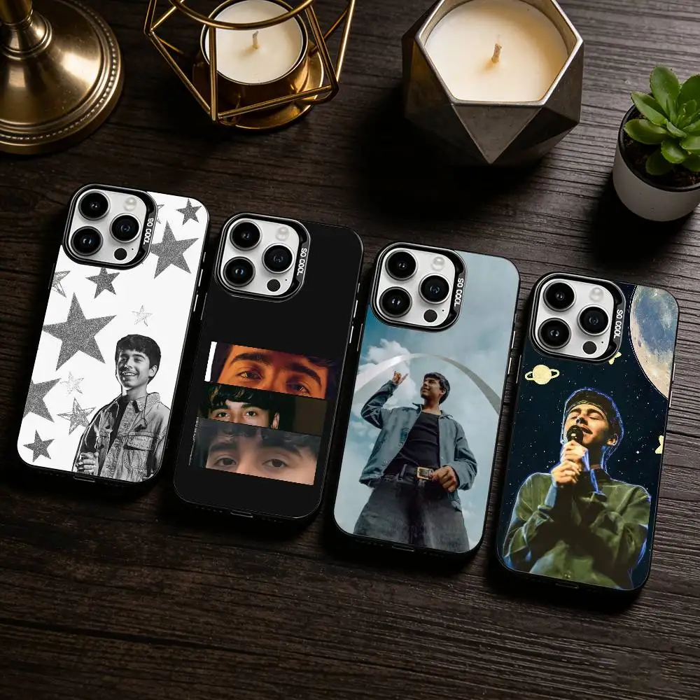 

S-Singer L-Lvan C-Cornejos Phone Case For iPhone 17,16,15,14,13,12,11 Plus,Pro Max,XS,Colored silver phone case