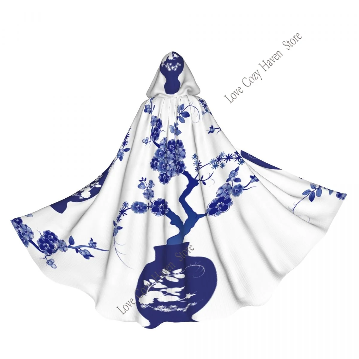 

Длинные халаты, куртки, карнавальные винтажные накидки с цветами в стиле барокко, средневековый халат с капюшоном