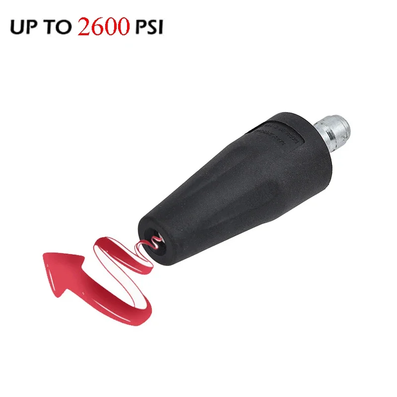 Universal Car Washing Machine Nozzle Rotating Blaster Turbo Jet Nozzle Connector 2600 PSI High Pressure Water Gun Head Washer