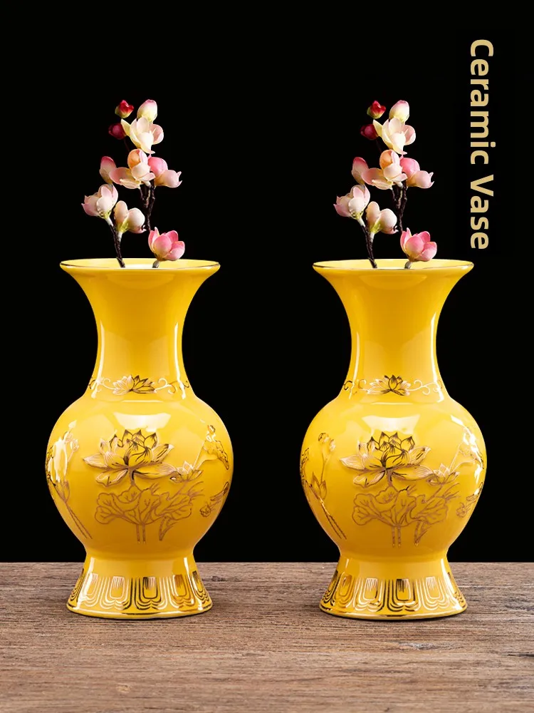 

Buddha Front Cerc Flower Vase Lotus Bottle Home Buddha l Decoration Flower Vase Offering Buddha Guann Pure Bottle