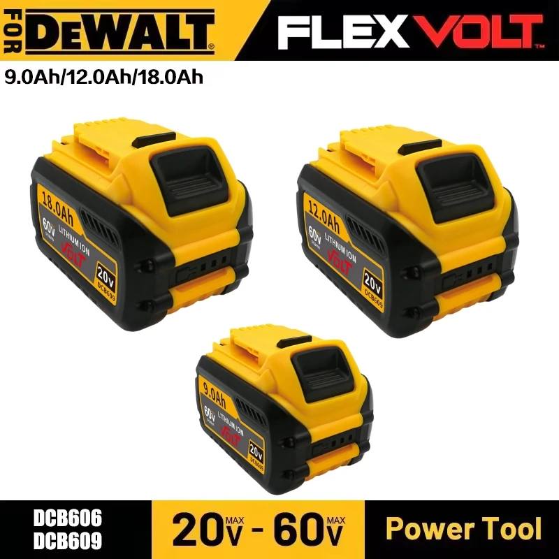 

Replacement battery for original DeWalt 60V MAX lithium-ion battery for DeWalt DCB547-XJ DCB201 for Flexvolt tool battery18.0Ah