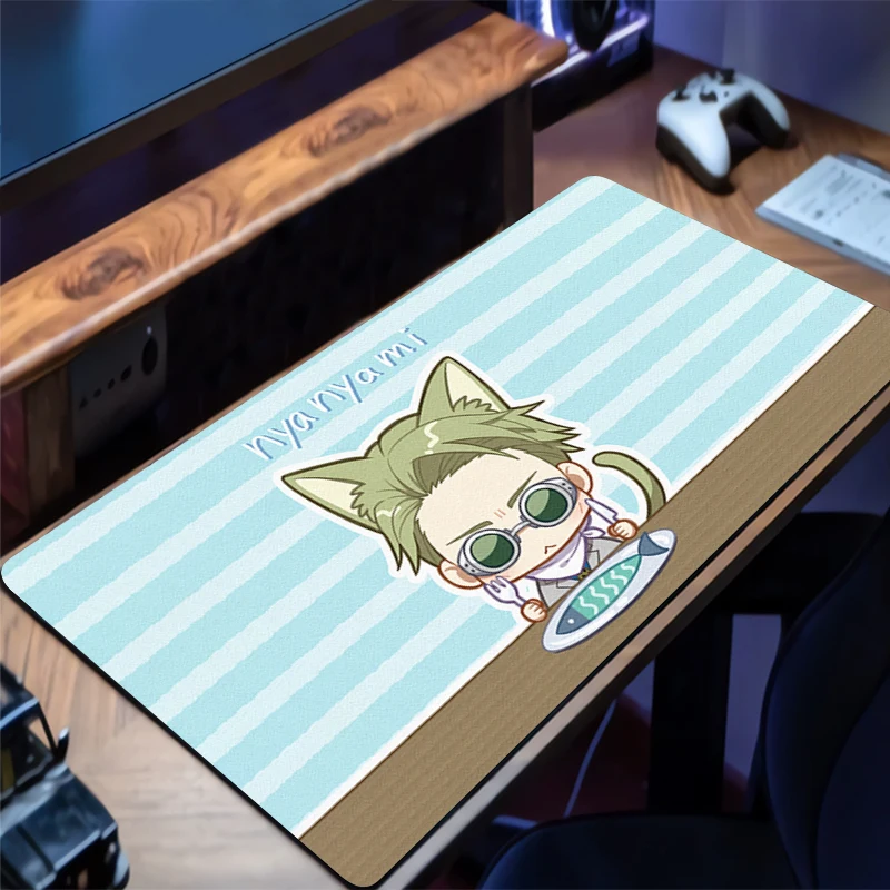 

Mouse pad Large J-jujutsu Kaisen Kento Nanami rubber keyboard mouse carpet anti-slip gamer mouse pad coaster PC carpet Mousepad