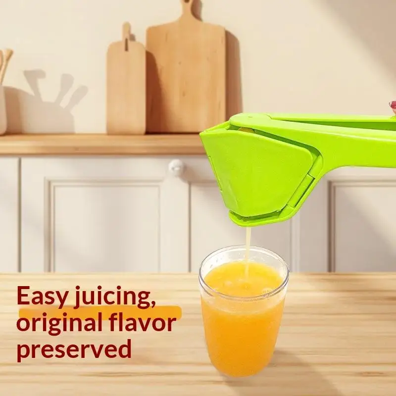 Manual Handheld Citrus Juicer With High Juice Yield, Easy Grip Handle For Home Lemon Orange Juice Making