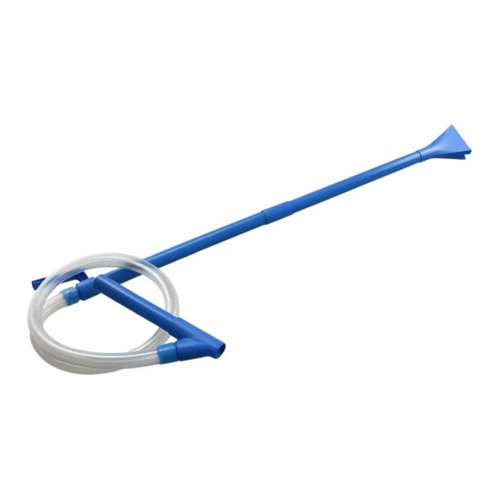 33.86in Manual Spa Vacuum Manual Operated Vacuum Tool Portable Water Vacuum Lightweight Design Flexible Clear Hose