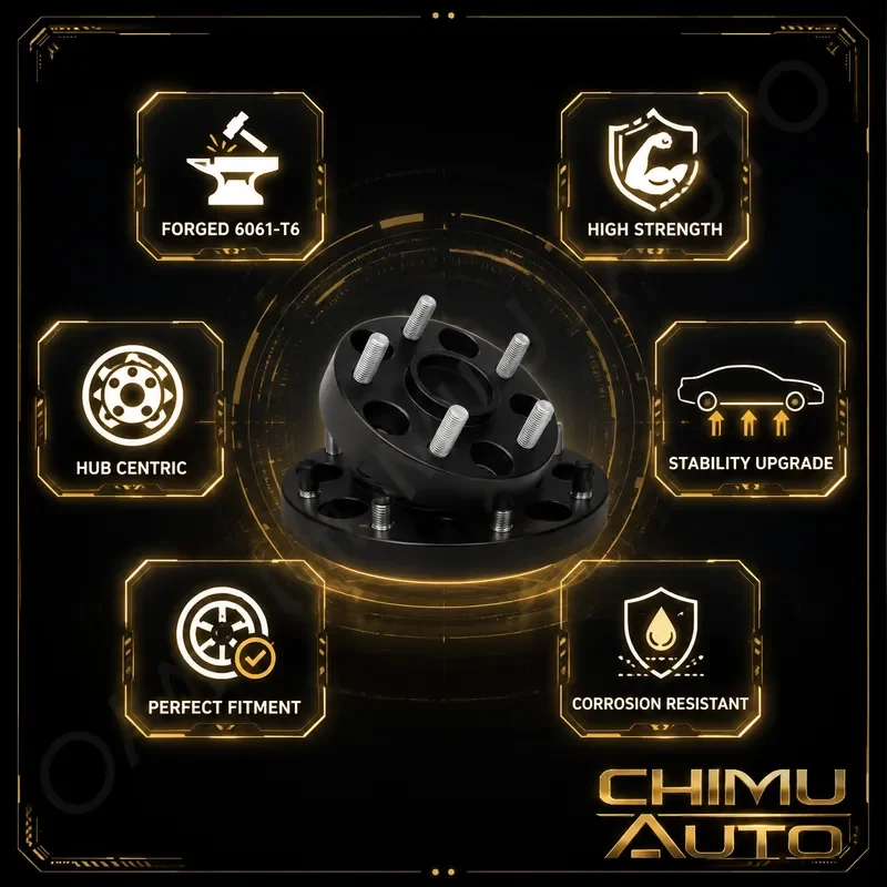 【CHIMU AUTO】 For Changan Qiyuan A05 A06 A07 Q05 Q07 E07 Forged Wheel Spacer Adapter 15-40mm Hubcentric 6061-T6 Kit