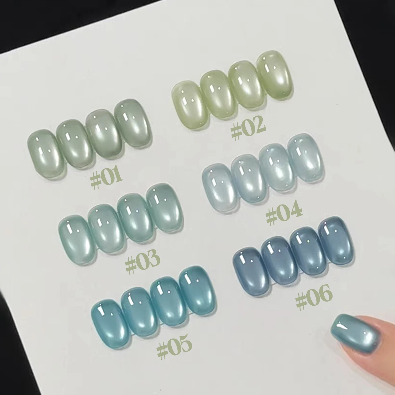 1pcs SHAKA Summer Sea Salt Blue Cat Eye Gel Nail Polish 2026 New Net Red Same as Daily Whitening Versatile Cat Eye Nail Shop