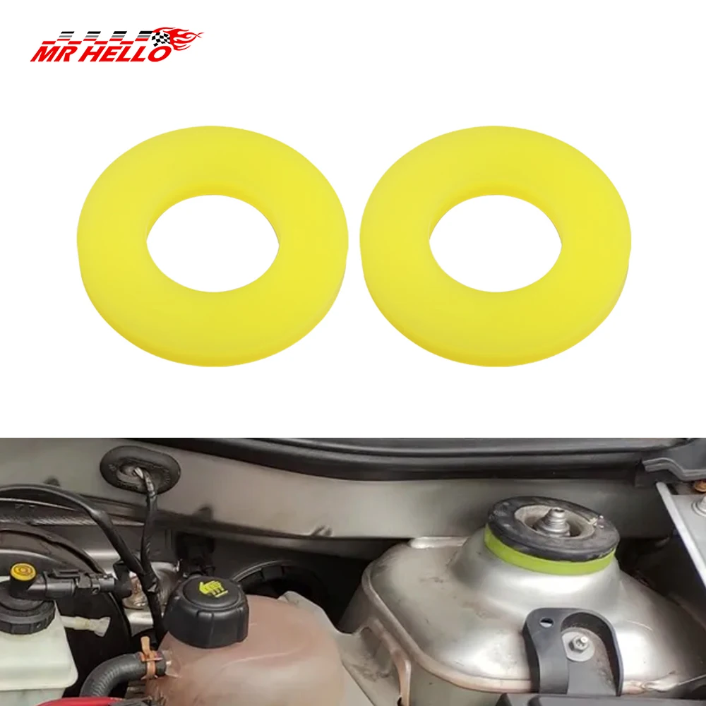 2PCS Car Trunk Automobiles Front Strut Top Mount Tower Steering Suspension Shock Absorber Ring Pads Cushion Protector