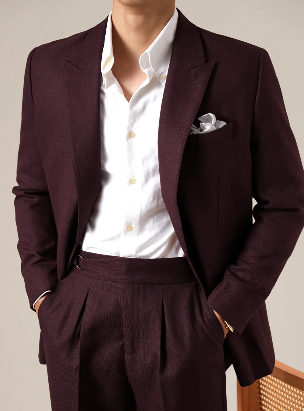 Mens Suits Designers 2025 Retro Suit Set For Men Casual Slim Business Wedding Groom Suit Smoking Homme Mariage Men Tuxedo Suit