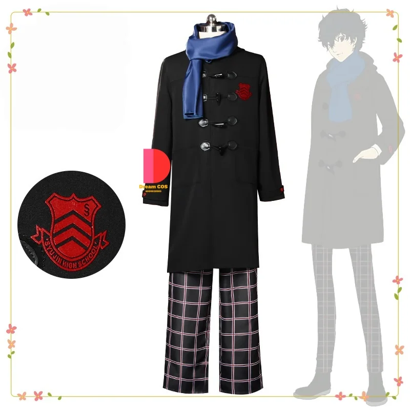 

Winter Cosplay Costumes Anime-style Games Everyday Dressing Role-playing Casual Clothes Two-dimensional Outerwear Blue Scarf