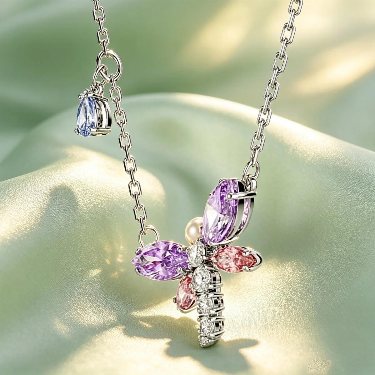 Women's Exquisite Multicolor Butterfly Floral Jewelry Set
